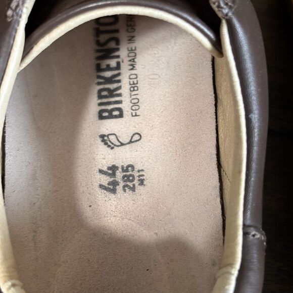Mens Birkenstock Bend Low Brown Leather Comfort Casual Sneakers Shoes Size 44 - Picture 8 of 10